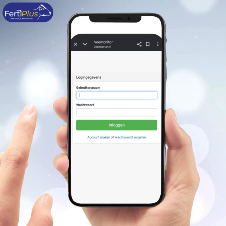 FertiPlus Veemonitor toevoegen aan het startschem van een android telefoon