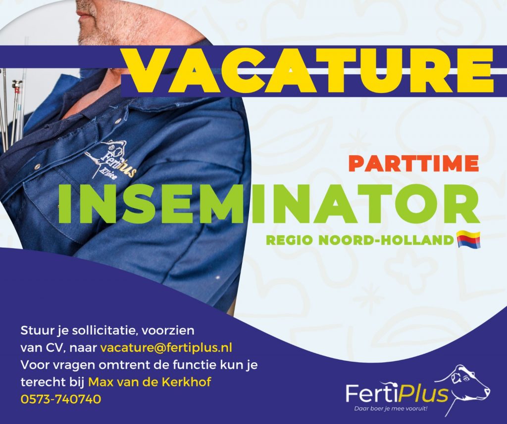Vacature parttime inseminator regio Noord-Holland