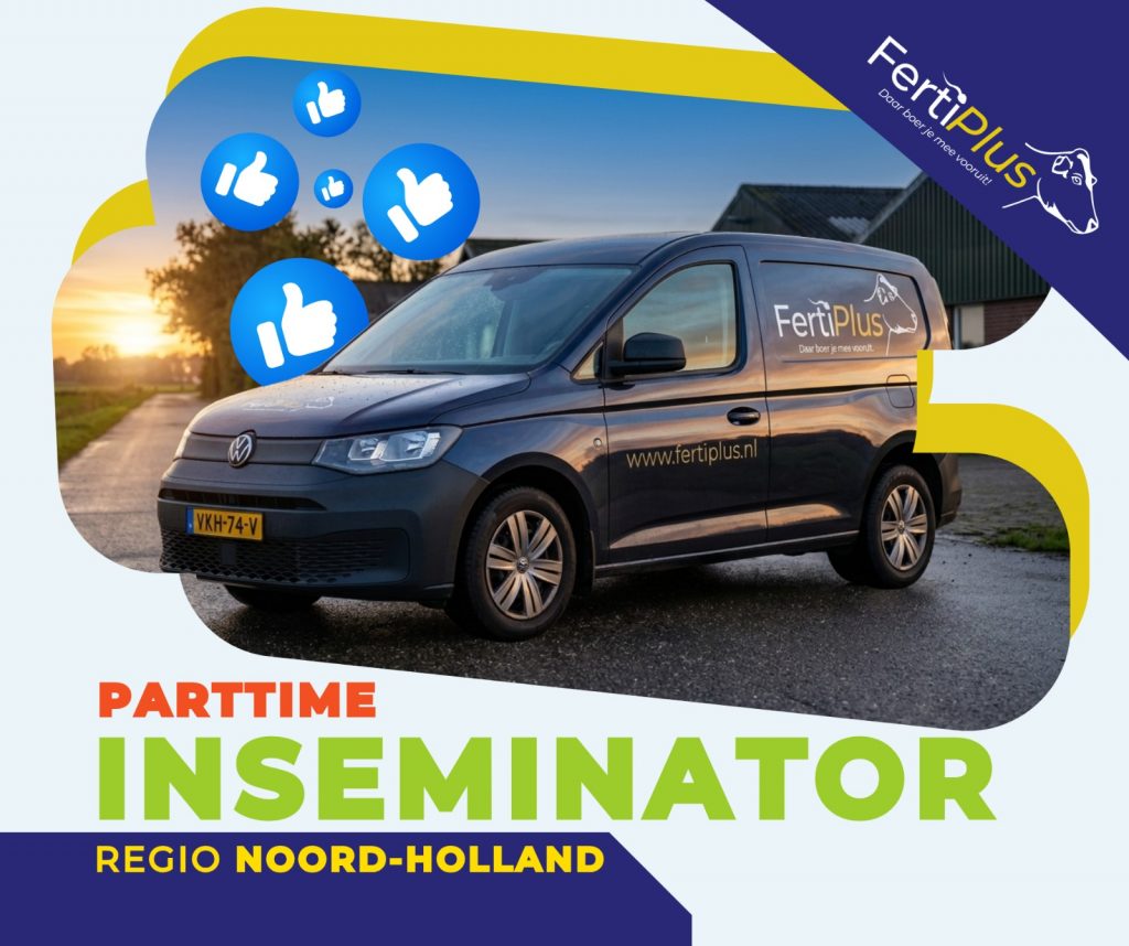 Vacature parttime inseminator regio Noord-Holland 2026